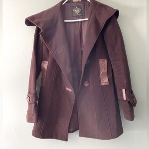 Mackage vintage brown winter coat. Size P/S.